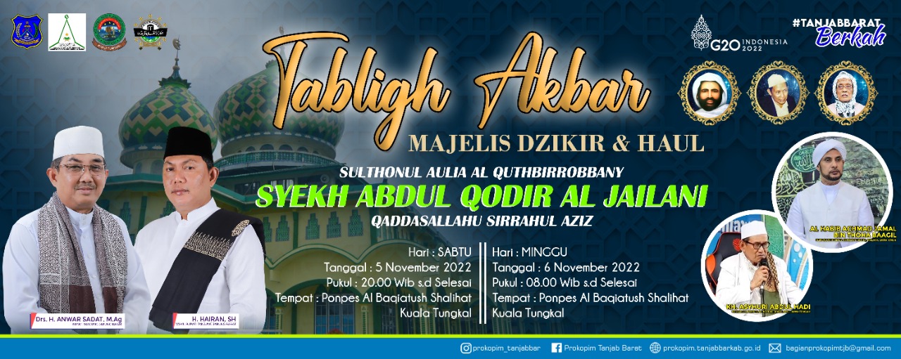 Tabligh Akbar Majelis Dzikir dan Haul Syekh Abdul 